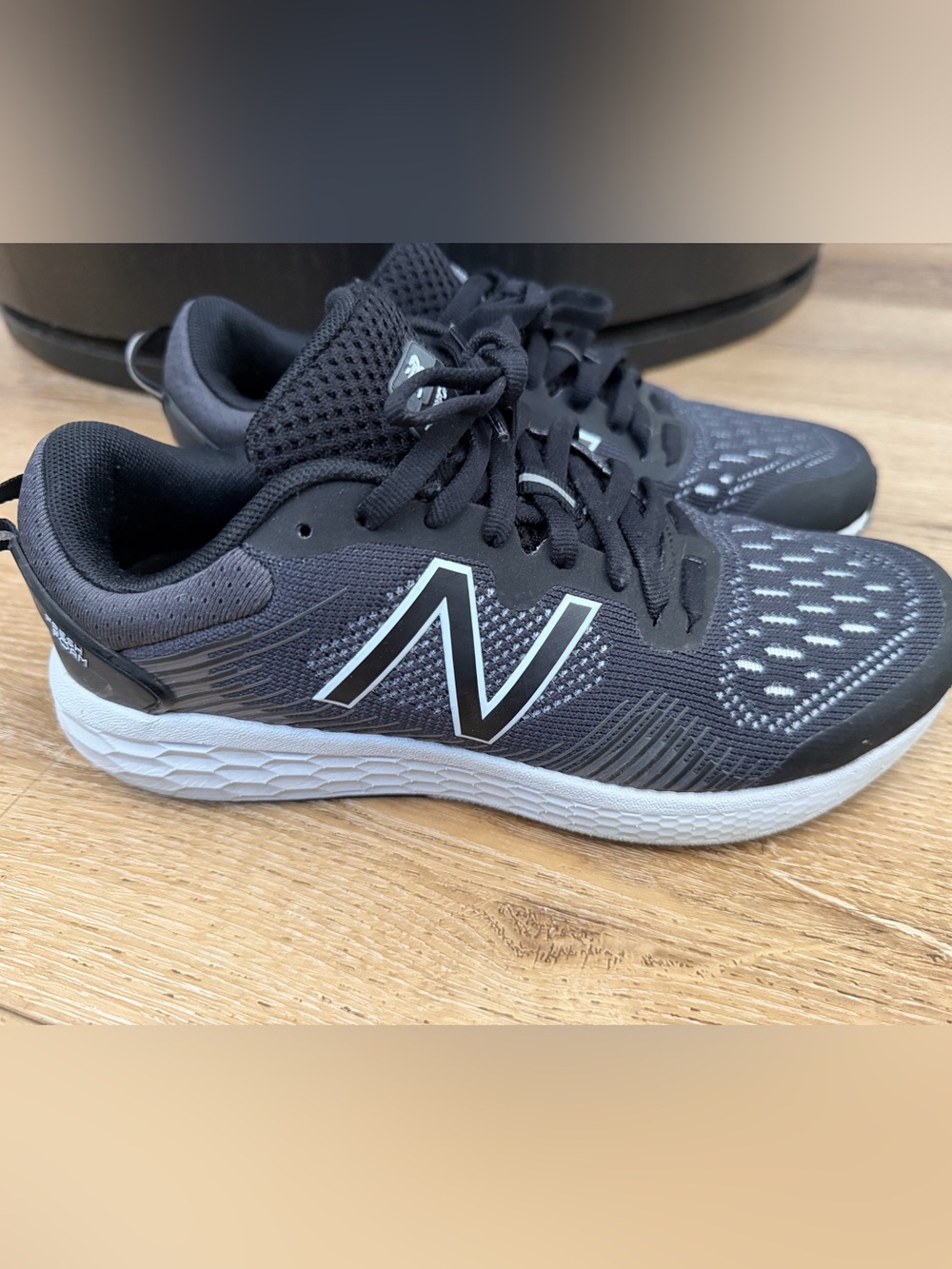New Balance Black and White Women's Running Sneakers